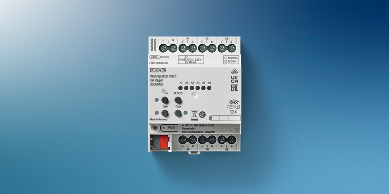 KNX Heizungsaktor 6-fach bei Kerscher Elektro- u. Sicherheitstechnik GmbH & Co.KG in Bogen